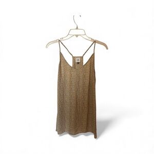 CAbi Yellow Patterned Camisole